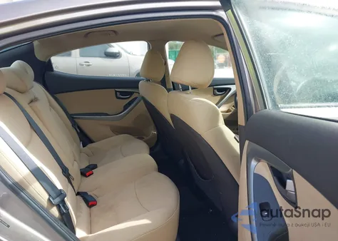 2012 Hyundai Elantra Gls from USA, damaged, VIN 5NPDH4AE7CH114192